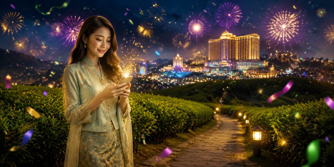 Pengguna cb2 log masuk ke akaun kasino mudah alih semasa Hari Raya di Genting Highlands